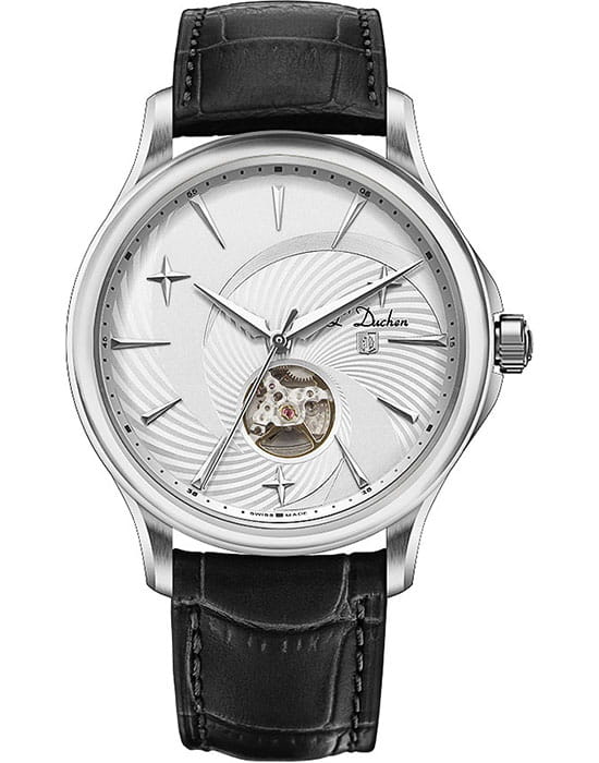 L'Duchen LDuchen Supernova D 154.11.33 механические мужские часы часы крупный план серебристый циферблата